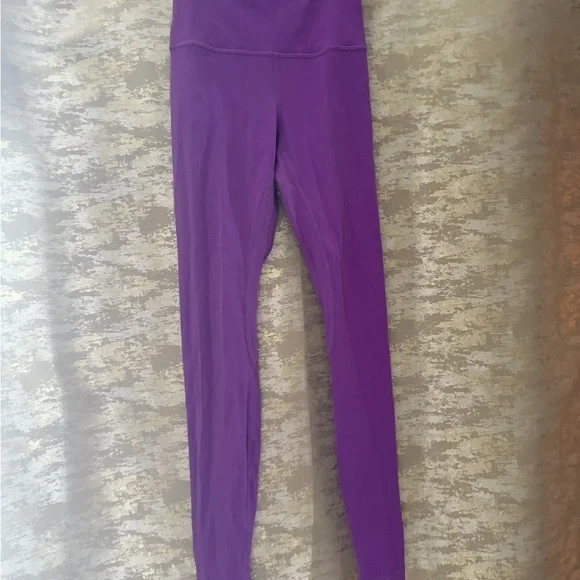 lulu Women's align Purple Leggings - Picture 2 of 4